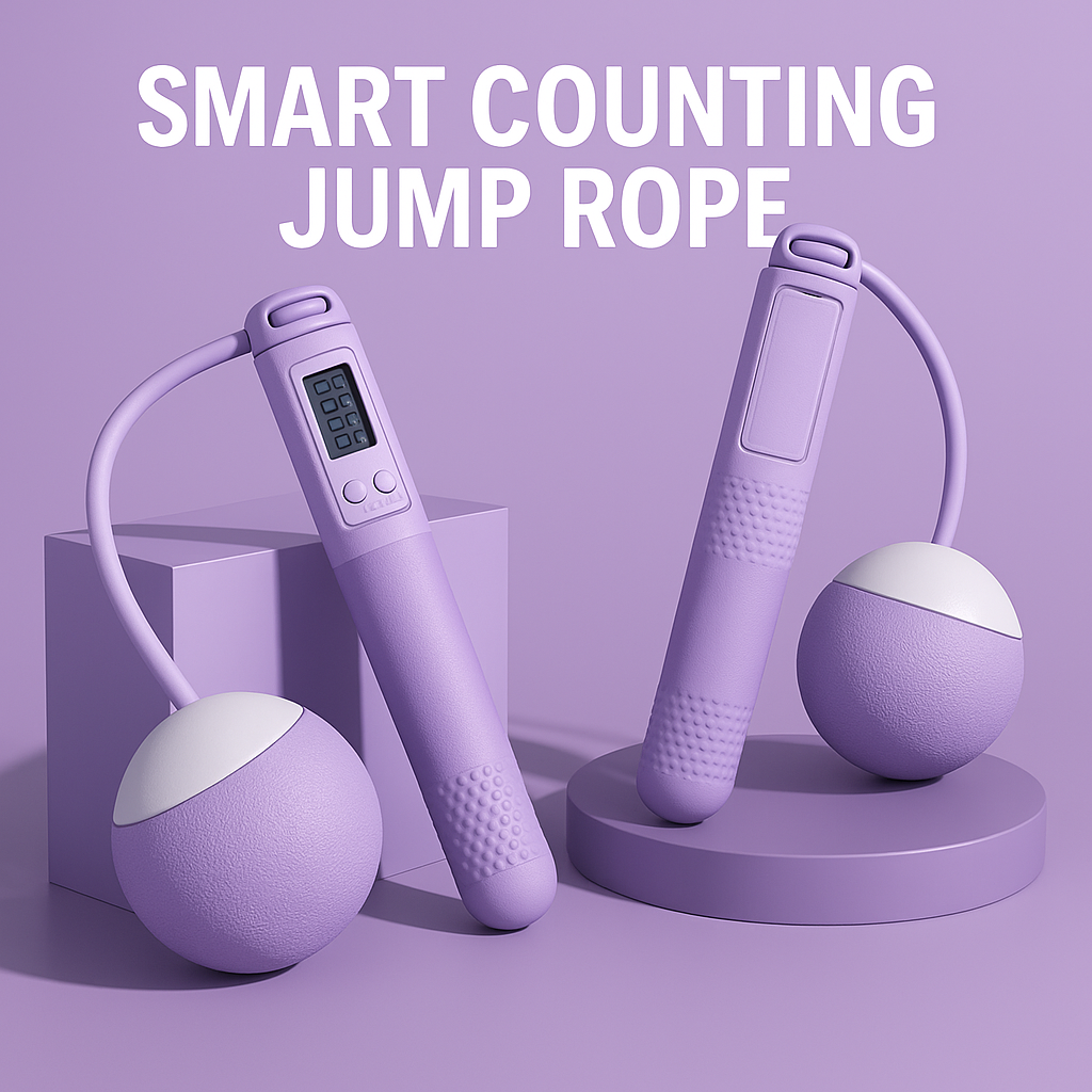 Smart Weighted Jump Rope — Burn More Calories at Home