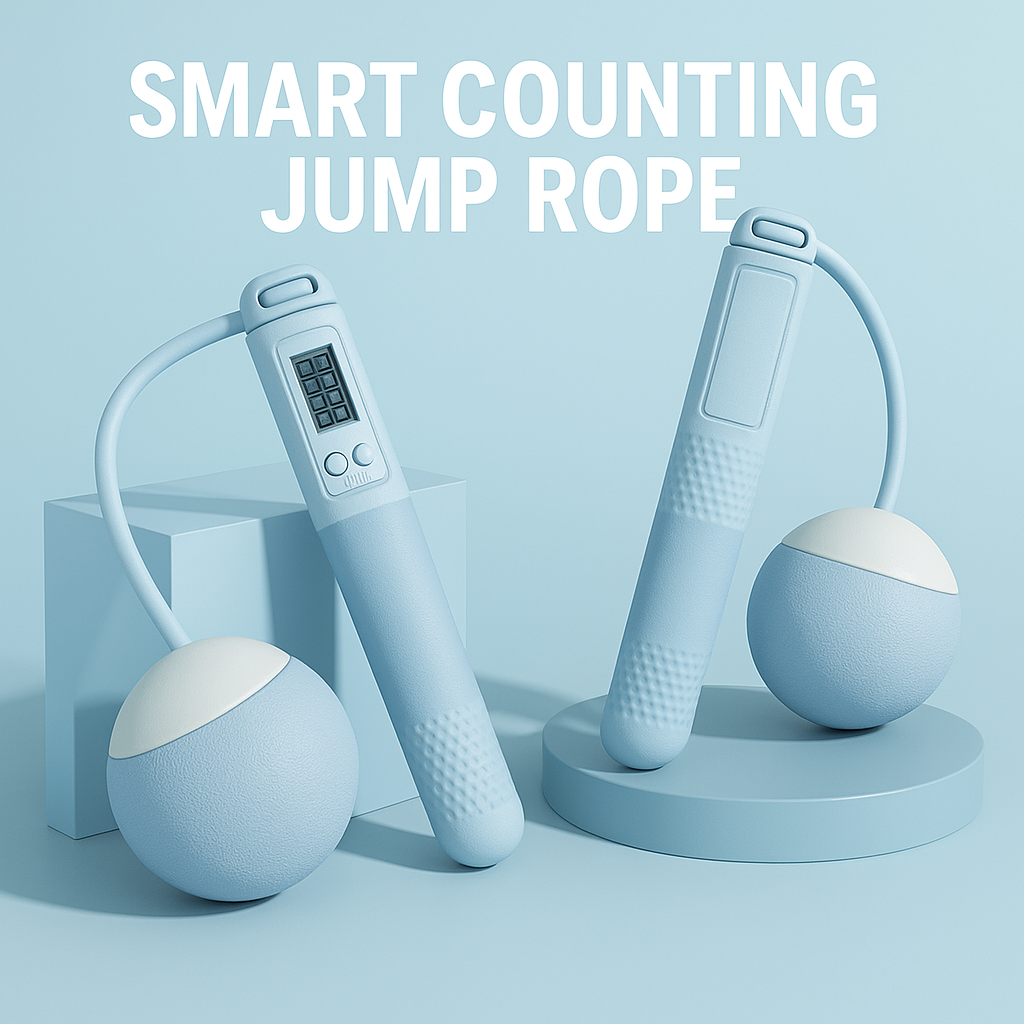 Smart Weighted Jump Rope — Burn More Calories at Home