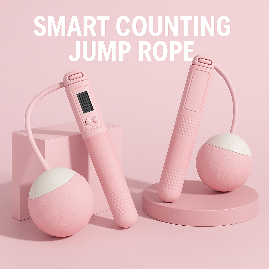 Smart Weighted Jump Rope — Burn More Calories at Home